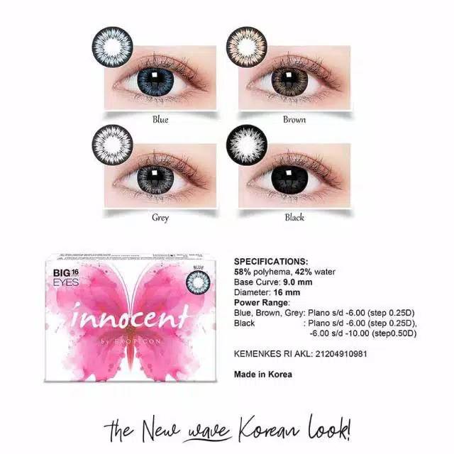 SOFTLENS INNOCENT NORMAL BIG EYES DIA 16mm