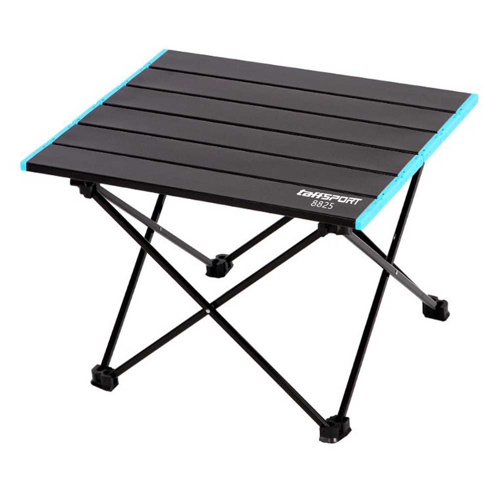 Meja Lipat Camping Piknik Foldable Portable Aluminium Table Perlengkapan Picnic Outdoor Furniture Besi Berkualitas