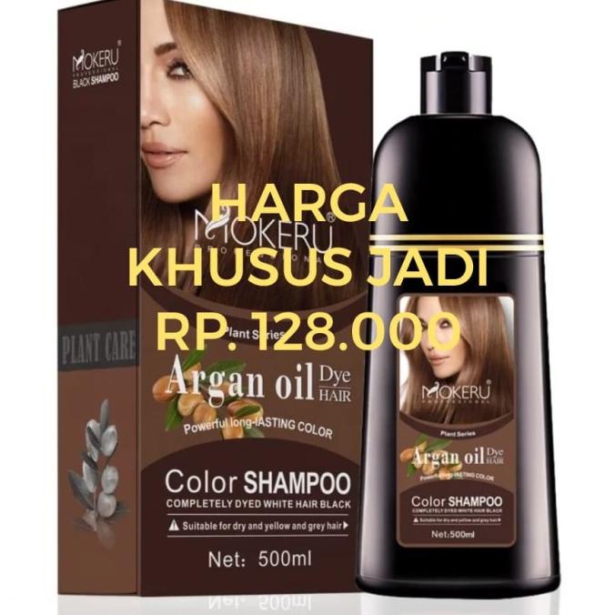 Mokeru Argan Oil Dye hair Shampoo 500ml