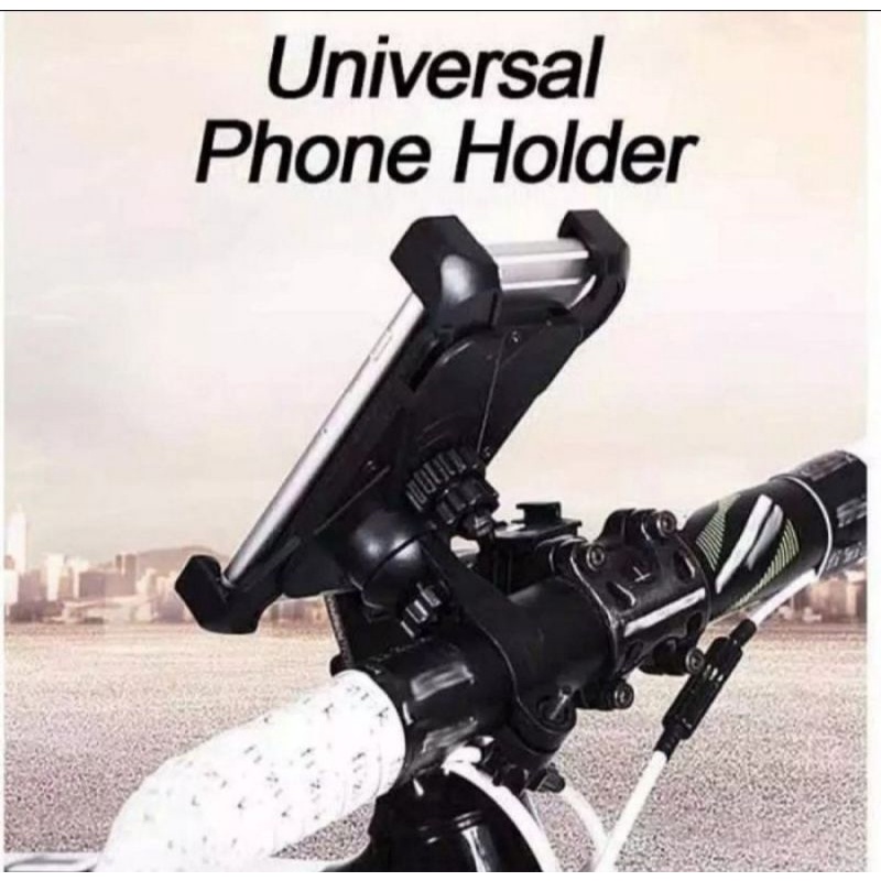 Holder Handphone Sepeda Motor Dudukan Stang HP Bike Holder