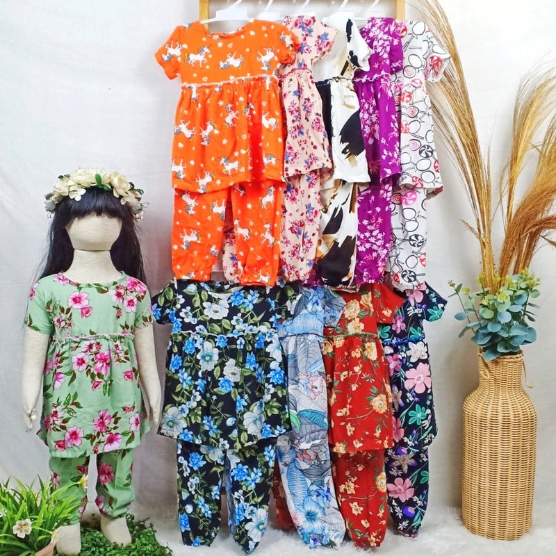 1-4 TH SETELAN ANAK RANIA ONESET ANAK KATUN RAYON VISCOSE