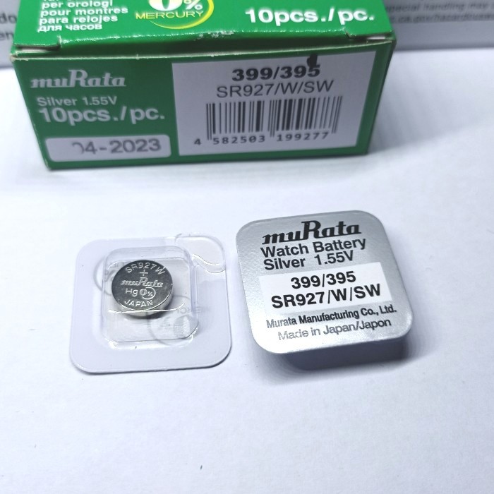 Batre battery Murata SR 927 SW / 395 original single batre jam tangan