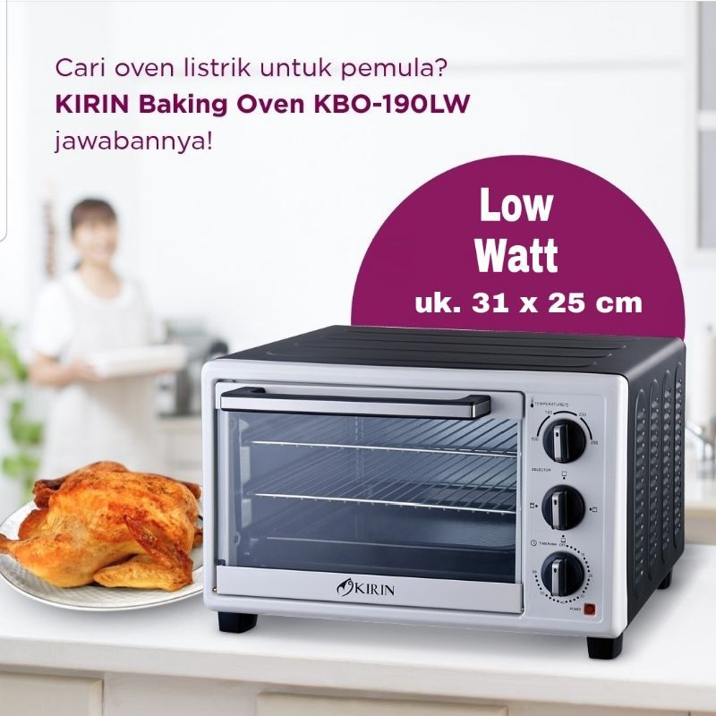 OVEN LISTRIK KIRIN KBO-190LW