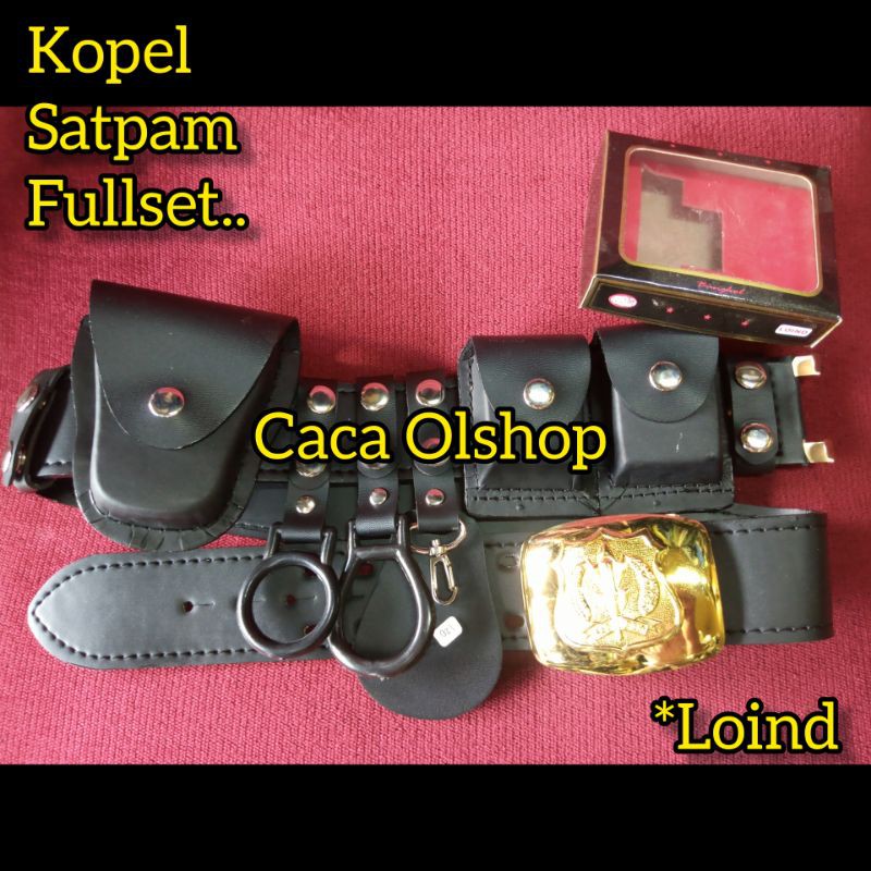 Kopel Kulit Jatah Satpam / Security fullset include kepala kopel LOIND non braso