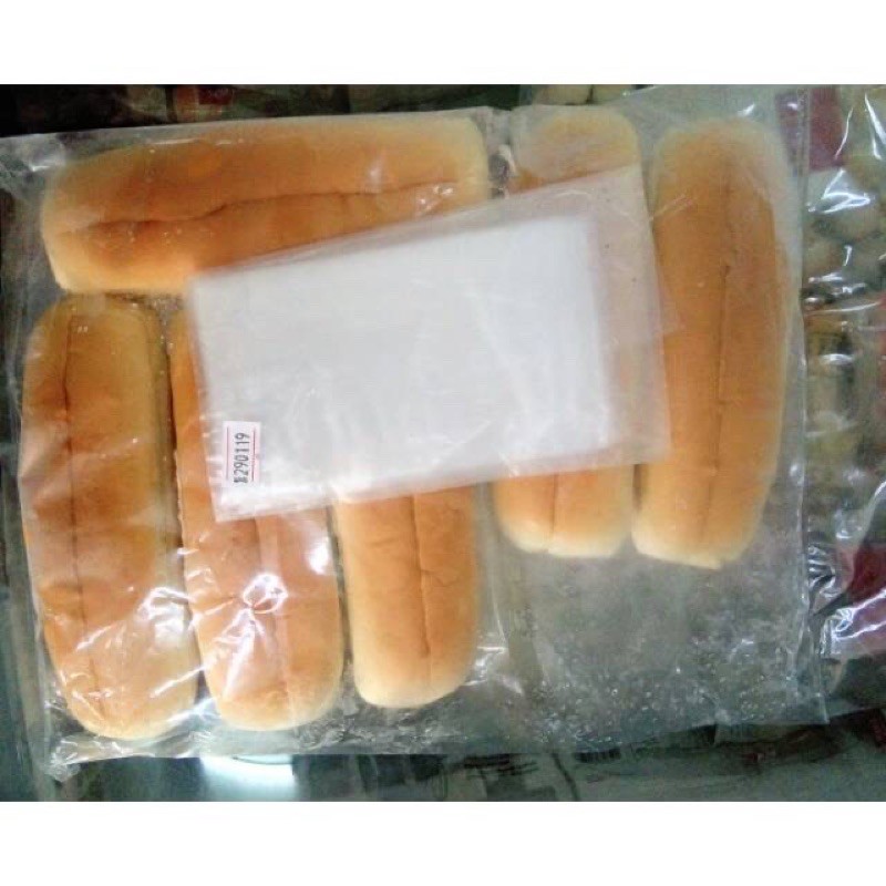 Bernardi roti hotdog plain roll cf isi 6 pcs