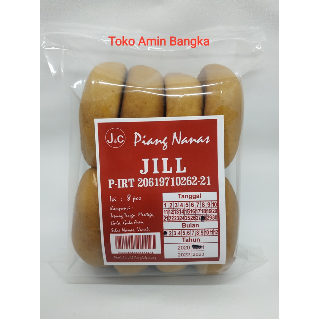 

KUE BONGLIPIANG PIA NANAS KHAS BANGKA CAP JILL