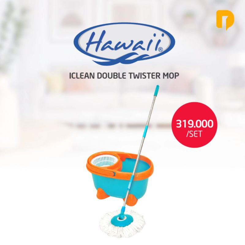 IClean Double Twister Mop New