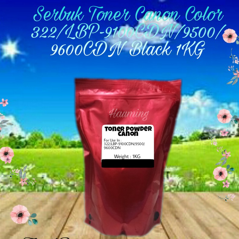 Serbuk Toner Canon EP 322 LBP-9100CDN 9500CDN 9600CDN 9100 9500 9600 LBP9100 LBP9500 Black 1kg