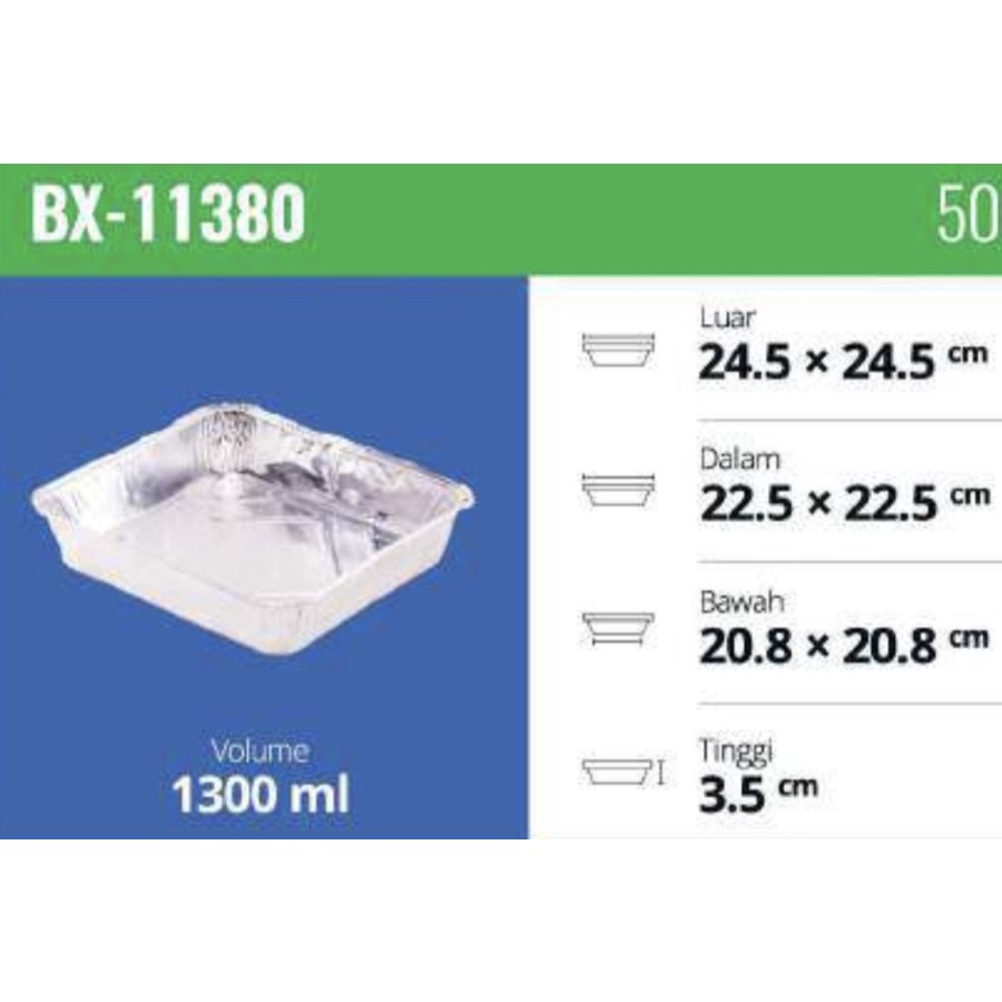 BX 11380 / Aluminium Tray