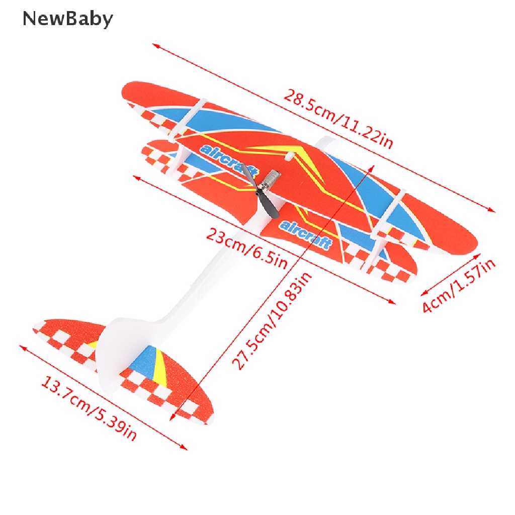Mainan Pesawat Terbang Elektrik Lempar Tangan Bahan Busa Untuk Bayianakoutdoor