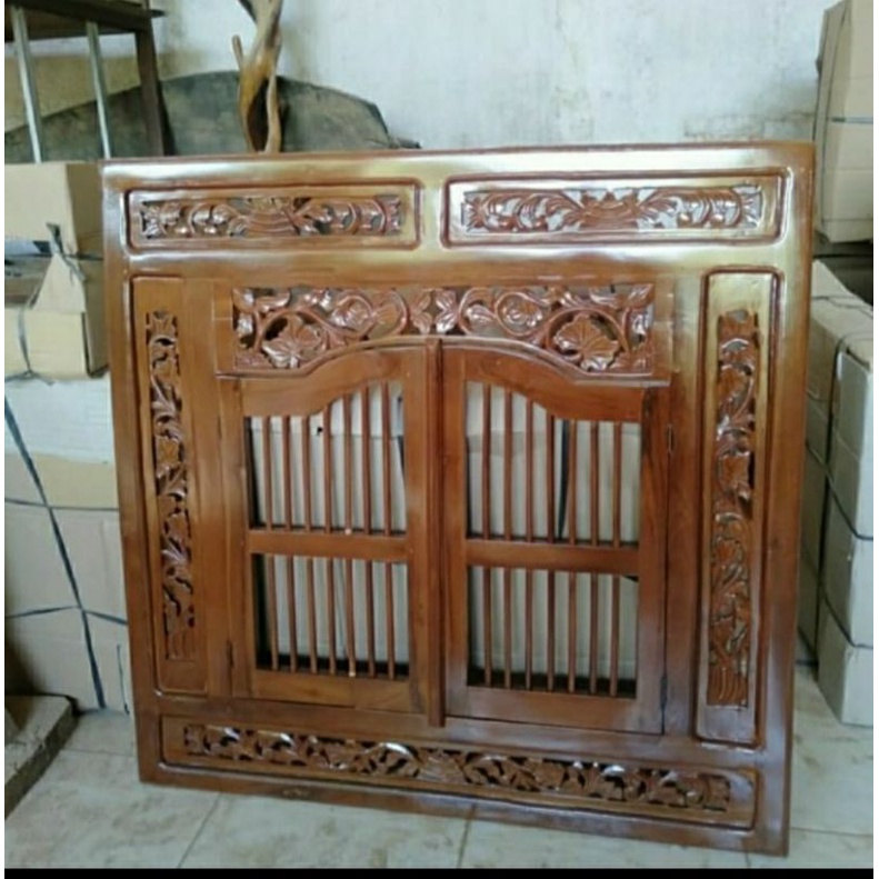 jendela krepyak jati jepara