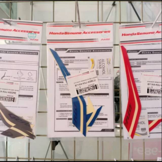 Stiker honda genio aksesoris honda genio original ahm
