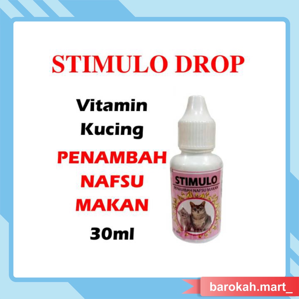 Stimulo Vitamin Penambah Nafsu Makan Kucing Penggemuk Kucing - Stimulo Drop 30ml