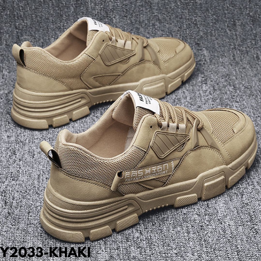 SNEAKERS PRIA GAYA TERBARU COWOK HIGH CLASS BAHAN  MESH COMBI RUBBER IMPORT BERKUALITAS IMPORT Y2033