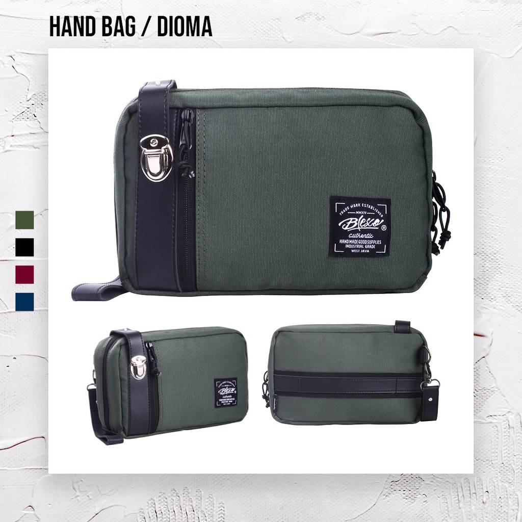 Hand Bag Premium Pria Simple Blesco Dioma