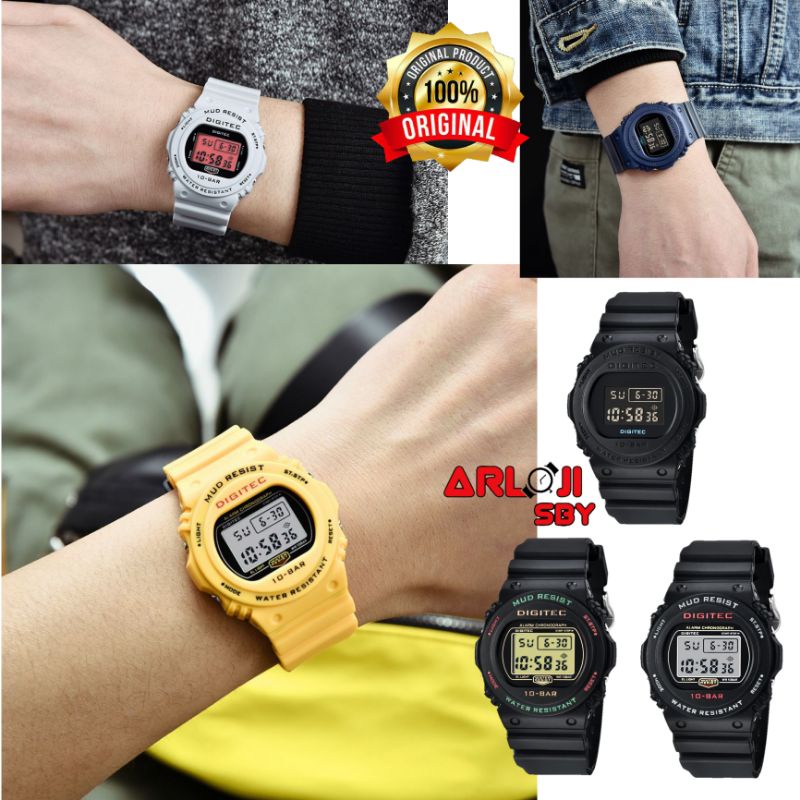 JAM TANGAN PRIA DIGITEC DG 5110 ORIGINAL TAHAN AIR 10 BAR