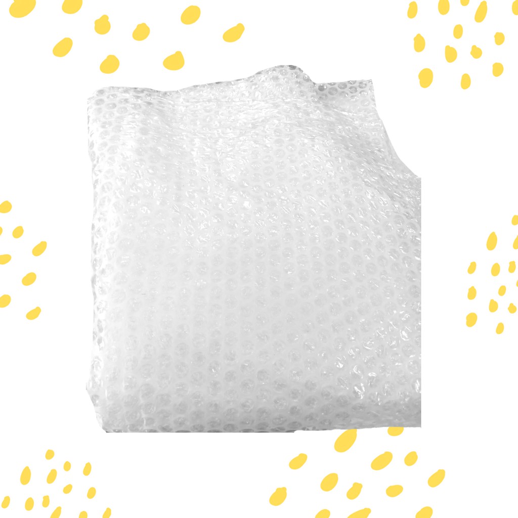 

Bubble Wrap UNTUK 1 PCS SNACK Packing Aman (Khusus Paket Bundling dengan Snack Toko Kami)