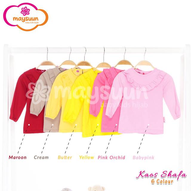 Kaos Anak SYAFA by Maysuun Baby Kids Hijab
