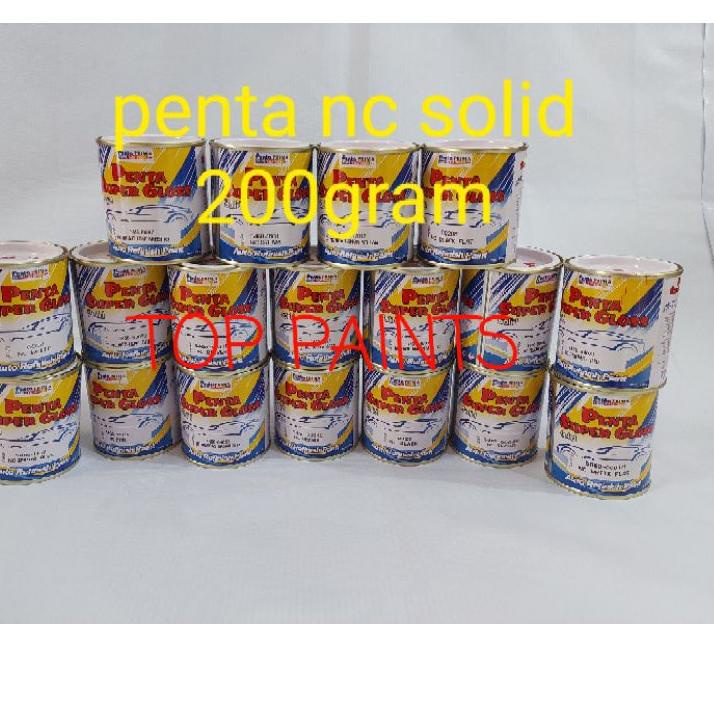 PENTA SUPER GLOSS NC HITAM,PUTIH/DOFF/SILVER/CLEAR//WARNA LAIN2 ISI 200G