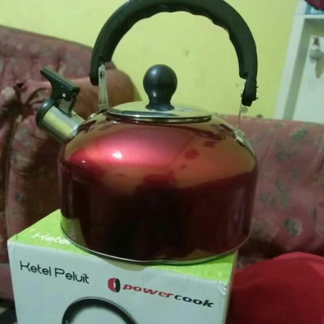 Teko Air Panas Bunyi 3  Liter Whistling Kettle Siul Stainless Steel