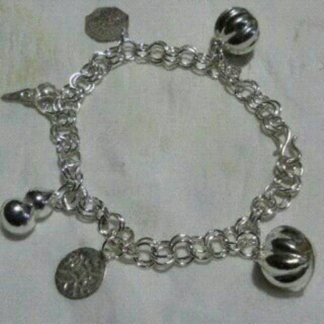 Gelang tangan, kaki bahan perak
