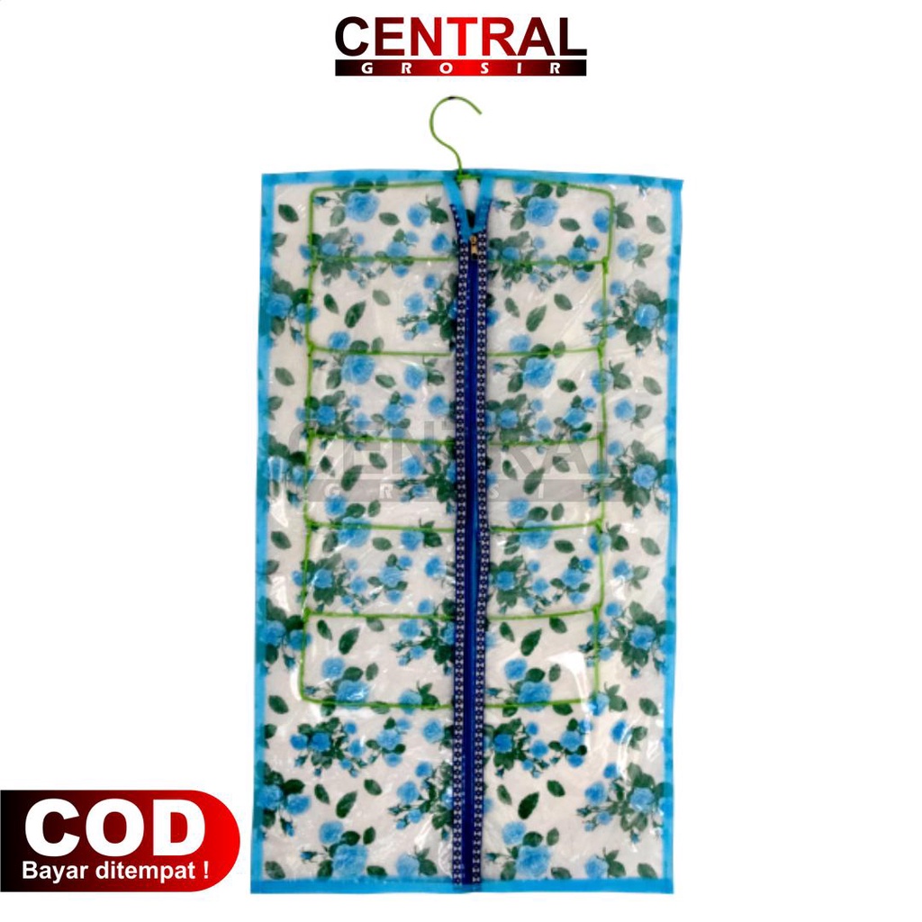 Hanger Jilbab Organizer Motif | rak jilbab (sudah dengan hanger)