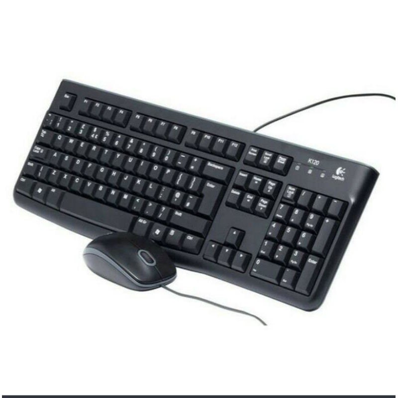 KEYBOARD + MOUSE LOGITECH USB MK-120 ORIGINAL