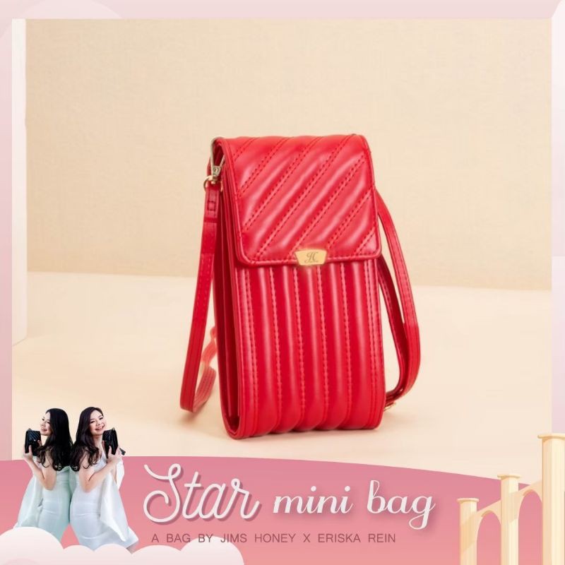 Tas Selempang Wanita Star Mini Bag Jims Honey Tas Hp Maksimal 6 inch