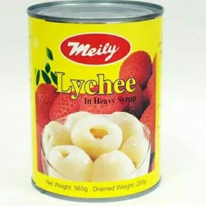 

Kalengbuah- Meily Lychee Sirup Kalengan / Leci Buah Kaleng Syrup -Buah-Kaleng.