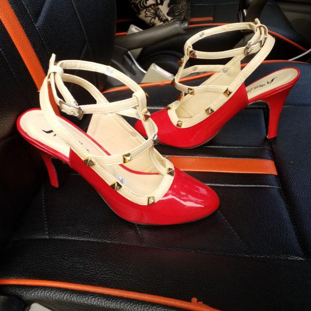HEEL PESTA PD347 piramid stoode (REALPICT GESER)-Merah