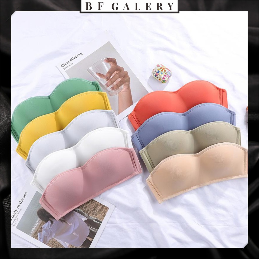 BFU004 Bra BH IMPORT Bralette Push Up Seamless Tanpa Kawat Warna Polos untuk Wanita Sexy Summer BRA