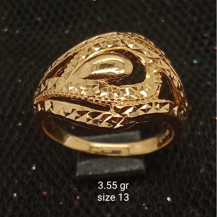 Cincin Emas 17K - 3.55 gr Kadar 750 - 1339