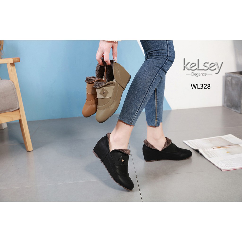 CK01 KELSEY DAPHNIE BOOTS WL328  SEPATU WANITA SEPATU IMPOR
