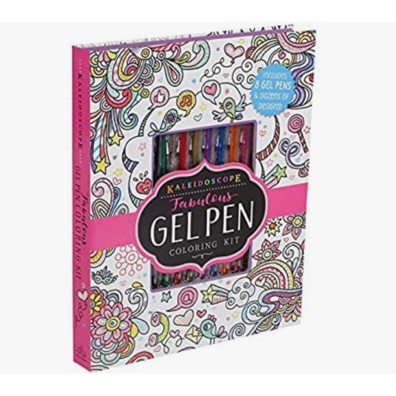 

KALEIDOSCOPE "FABULOUS GEL PEN COLOURING KIT