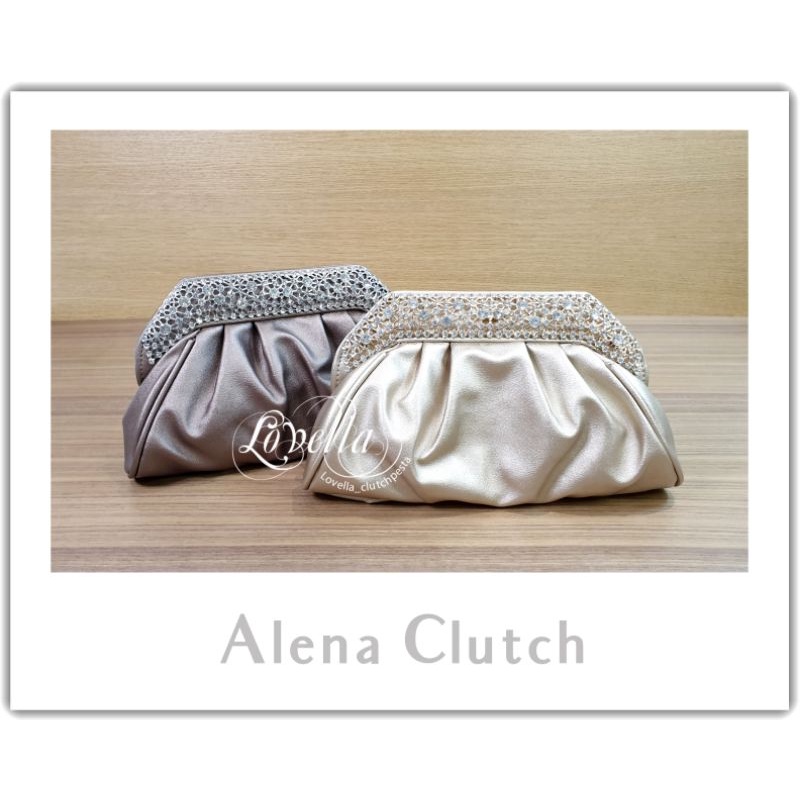 Alena Clutch - Tas Pesta - Clutch Pesta - Tas Kondangan - Tas Pesta Cantik - Tas Pesta Import / Tas 