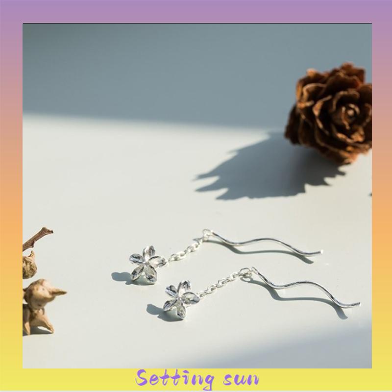 Anting-anting daisy wanita gaya Korea / anting rumbai wanita gaya Korea TN