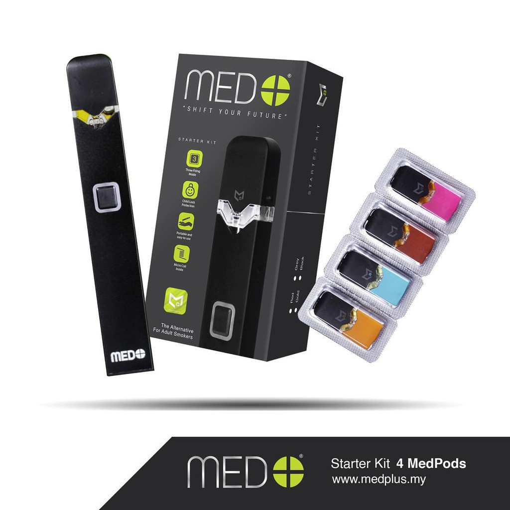 VAPE MEDPLUS POD KIT ORIGINAL DAN BERKUALITAS