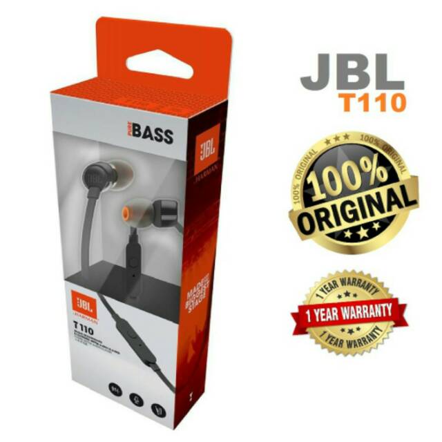 JBL Earphone T110 Original