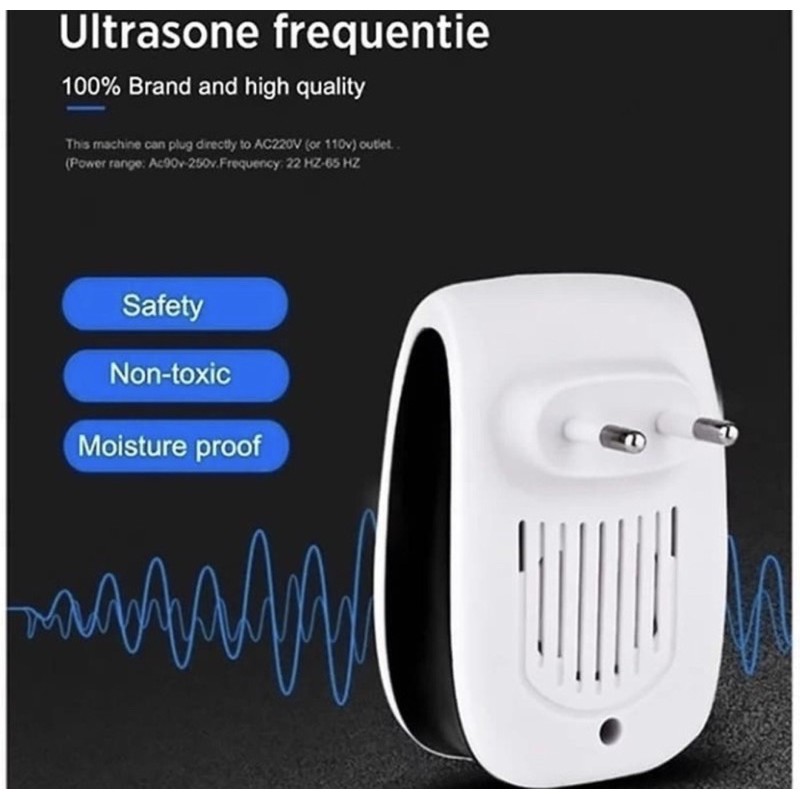 pest repeller ultrasonic - Alat Pengusir Hama - Perangkap Serangga - Ultrasonic kecoa -