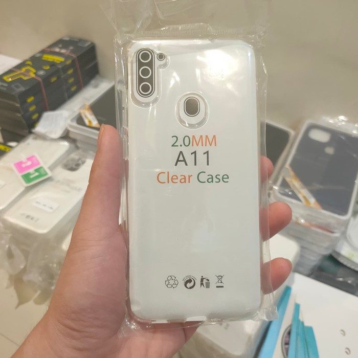 (NEW) jellycase softcse silicone bening Tebal 2MM Samsung M11/A11 (BY 88ACC)