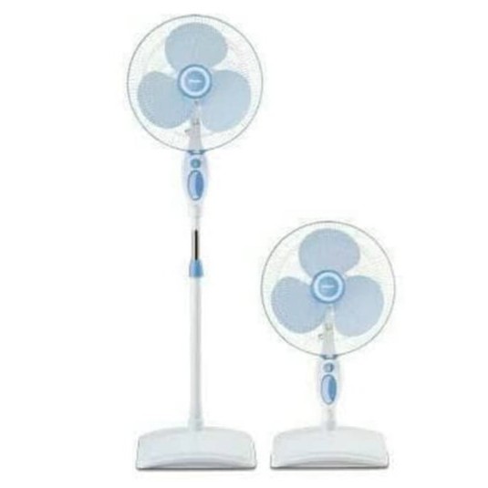 Miyako Stand Fan / Kipas Angin Berdiri 16inch 2in1 Desk Fan KAS-1627KB