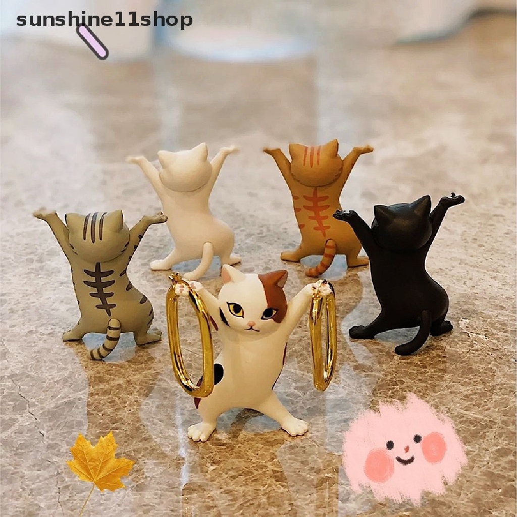 Sho stand holder Pulpen / stationery Desain Kucing Lucu