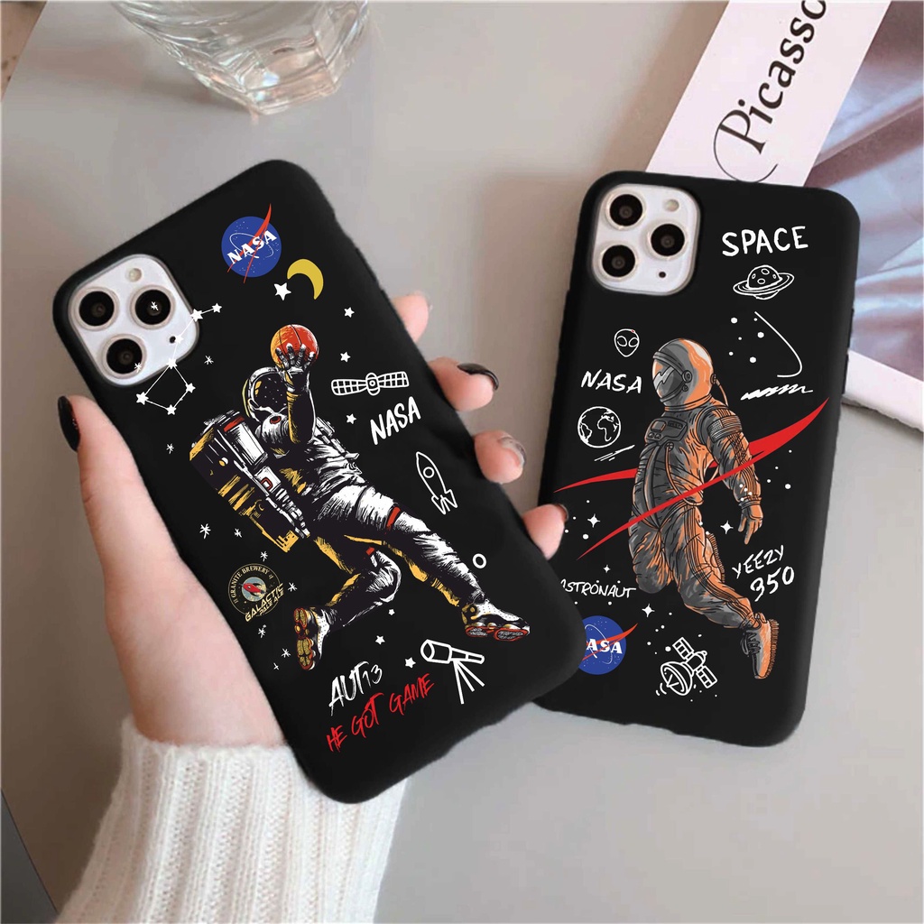 [BM5] Case Oppo A5S A12 A3S A7 A52 A53 A92 A15 A15S A31 Astronout Premium