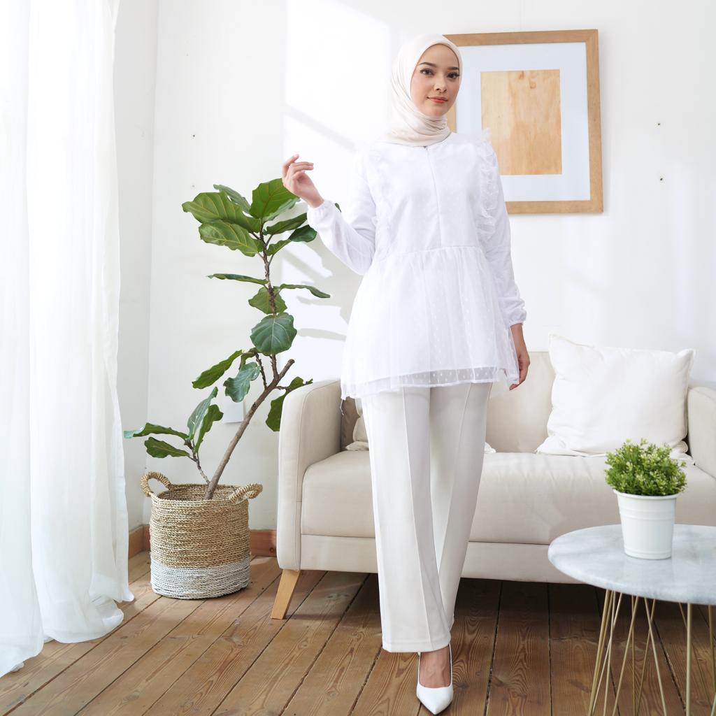 Filona blouse Mix tile - Ukuran 5L XXXL XXL XL L M S - ATASAN WANITA JUMBO BEST SELLER