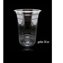 gelas plastik  cup 16 oz isi 50