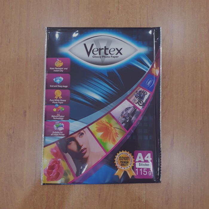 Kertas Foto/ Paper Photo Vertex Sticker 115gr