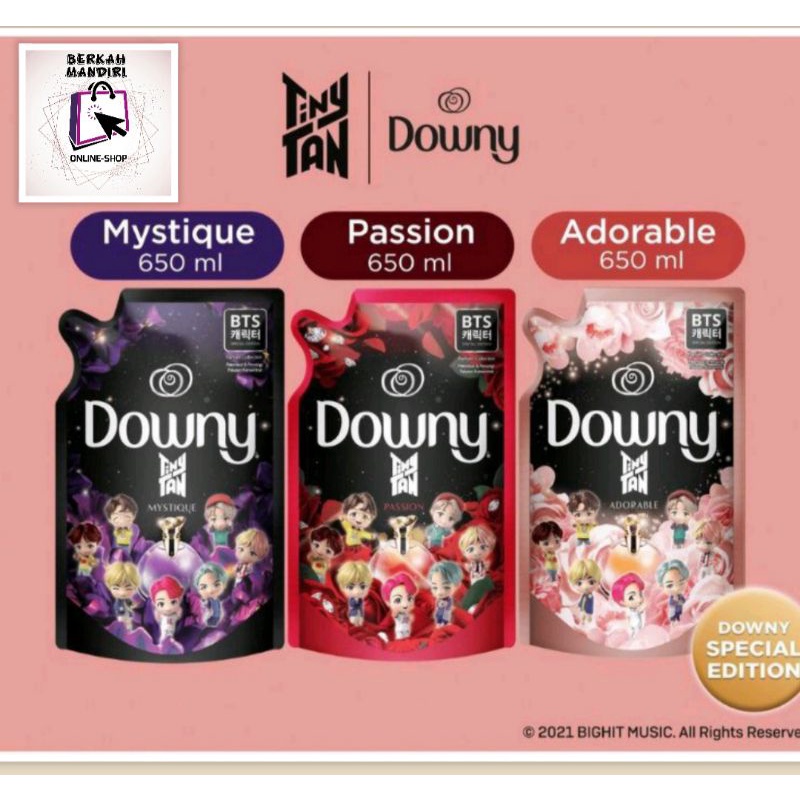 DOWNY BTS PELEMBUT DAN PEWANGI PAKAIAN KONSENTRAT