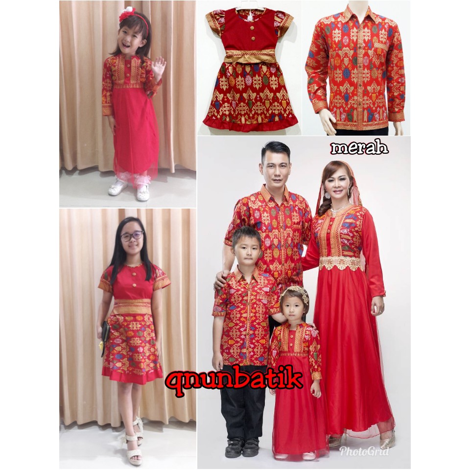 SARIMBIT COUPLE BATIK KELUARGA/FAMILY GAMIS TERUSAN MUSLIM JODHA PRODO