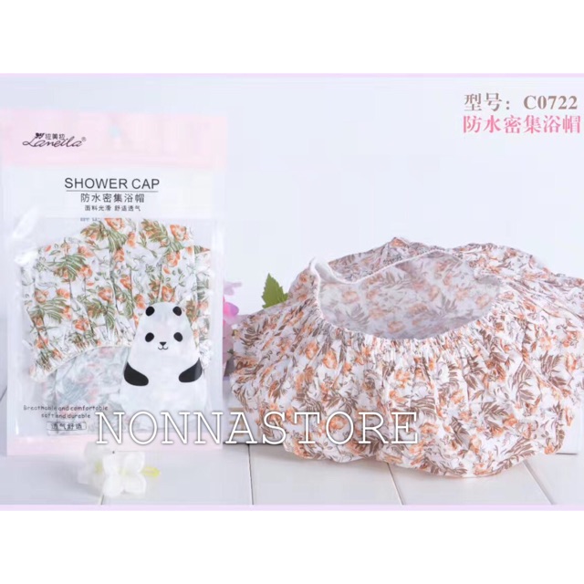 Shower Cap motif Bunga Impor Korea