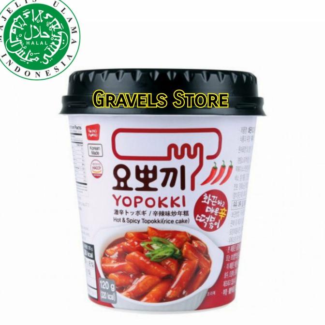 

[Logo HALAL] Yopokki Young Poong Cup - Tteokbokki - Topokki - TokPoki